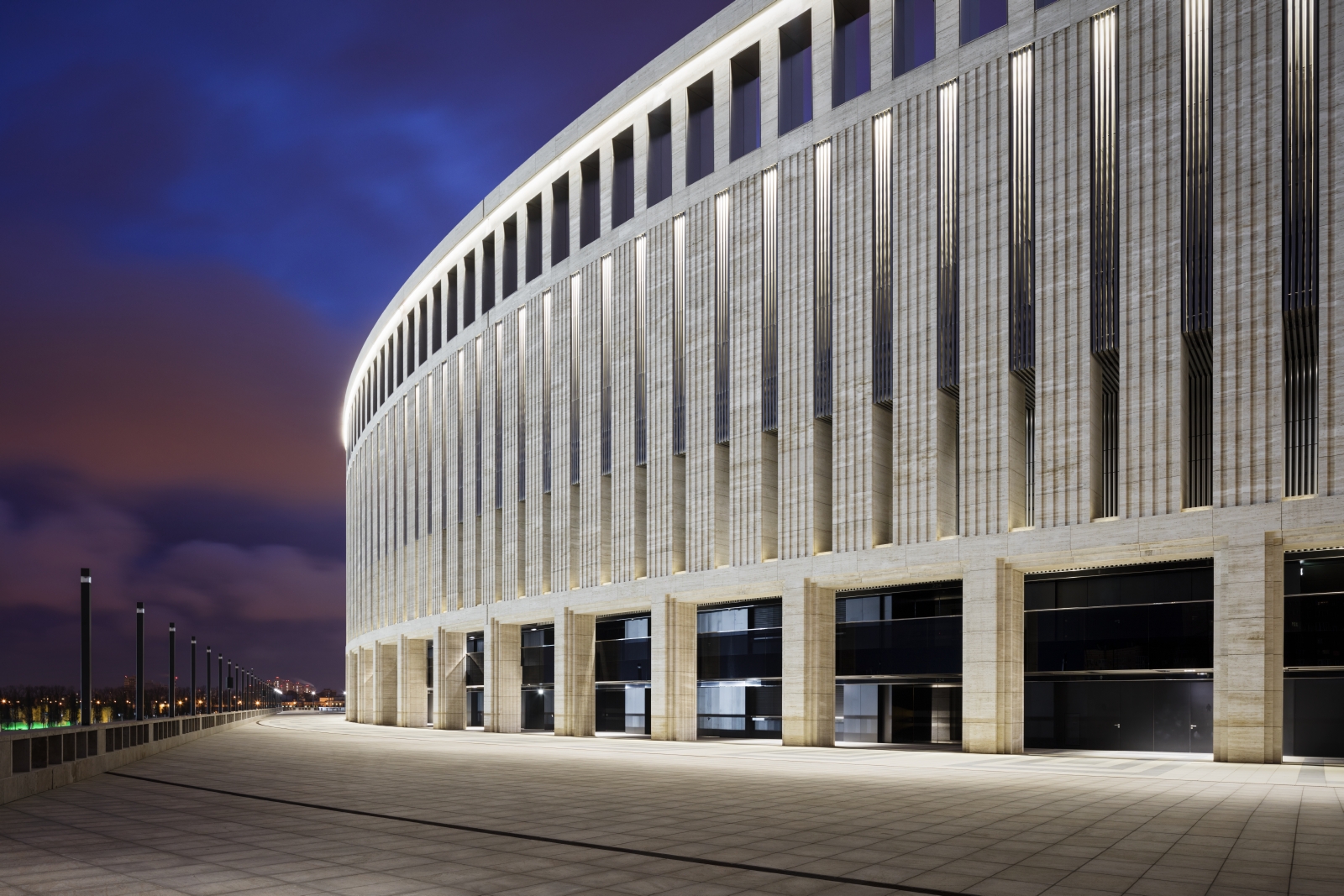 Selux LED Lighting - Façade lighting - Krasnodar - Stadium