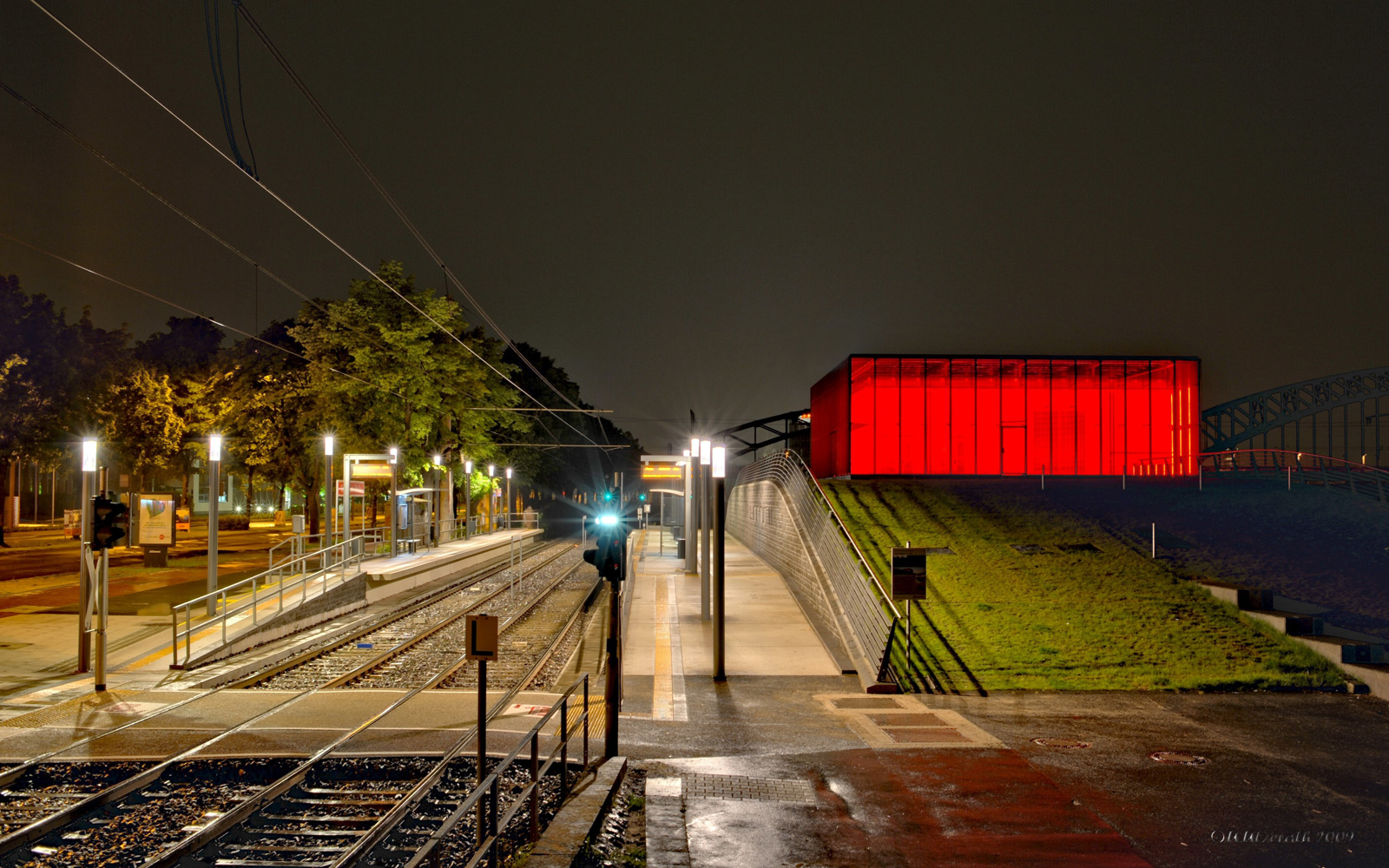 Eclairage public résidentiel LED, poteau mat éclairage, lampadaire extérieur, Station de Pompage Cologne