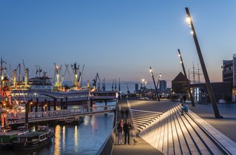 The new port promenade in Hamburg, photos: Martin Zitzlaff