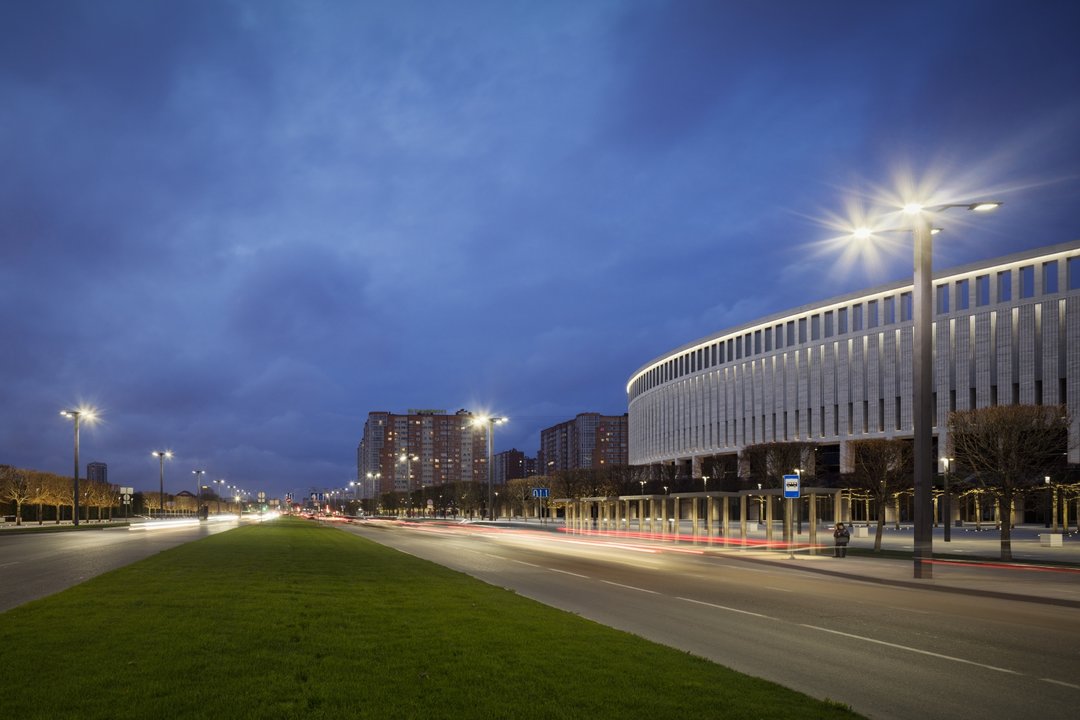 Selux Exterior Lighting - Avanza - street lighting - light quality - stadium Krasnodar