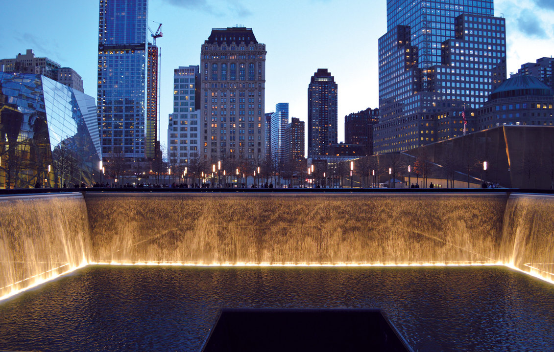 Eclairage public résidentiel LED, poteau mat éclairage, lampadaire extérieur, NYC USA 9/11 World Trade Center luminaire