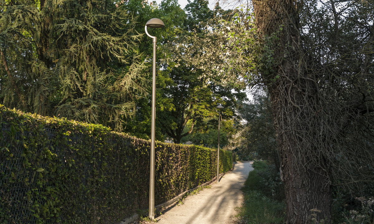 Éclairage des rues de Bourg en Bresse avec les lampadaires LED Bilbo